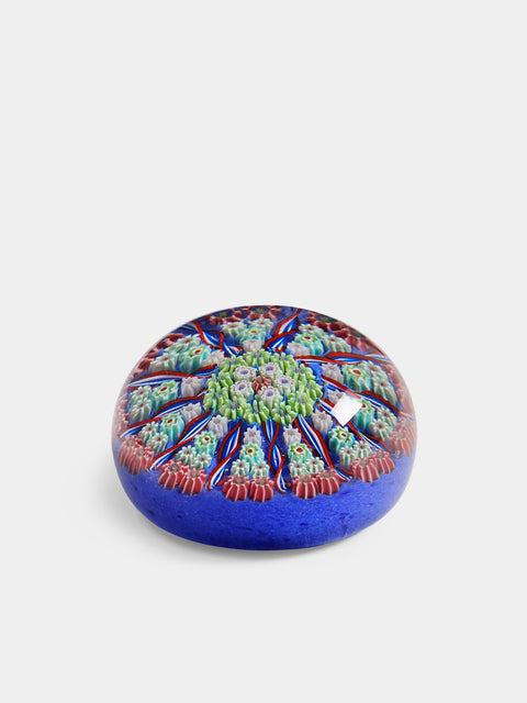 Antique and Vintage - 1930s Murano Glass Paperweight - Blue - ABASK - 
