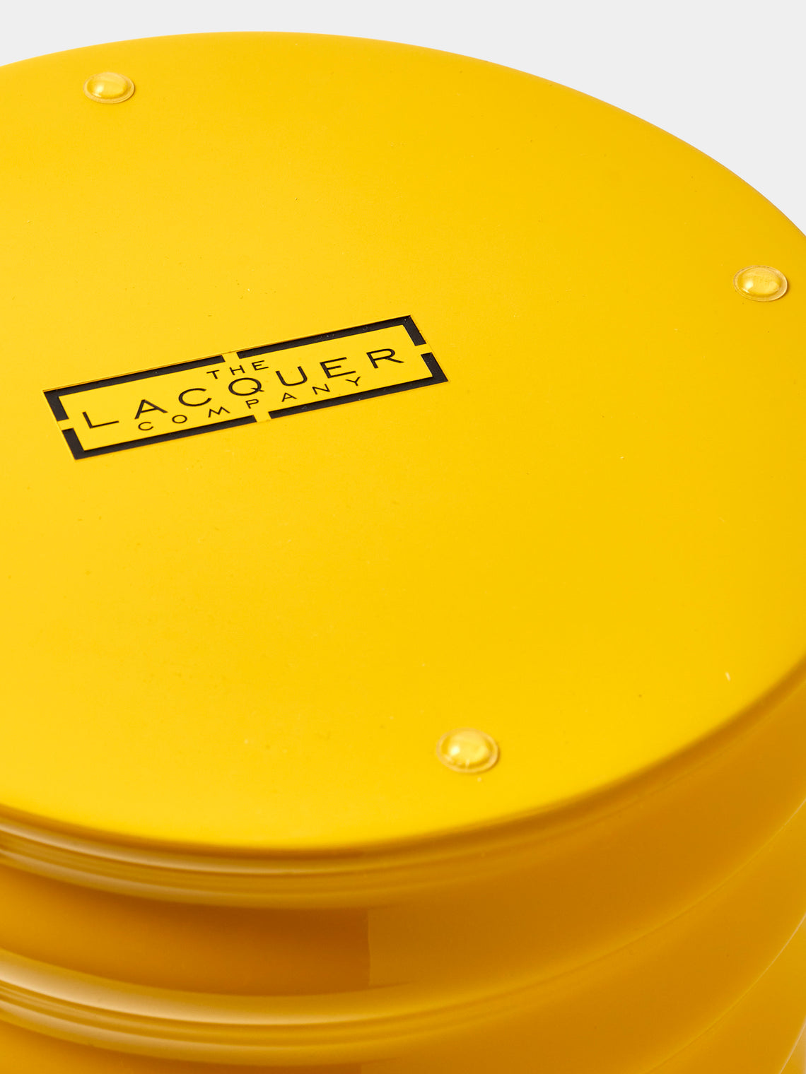 The Lacquer Company - Wiggle Lacquered Ice Bucket - Yellow - ABASK