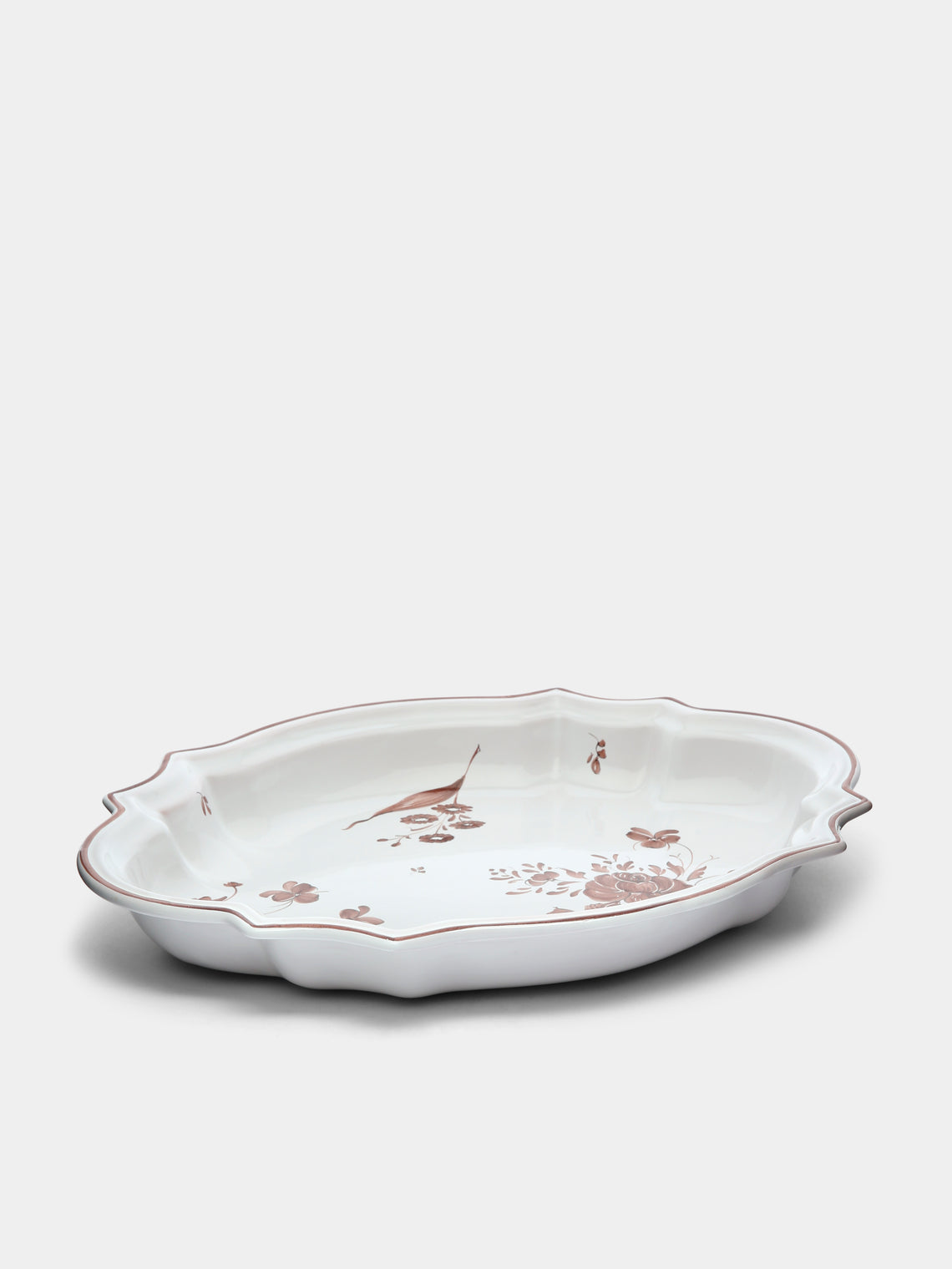 Z.d.G - Camaïeu Hand-Painted Ceramic Medium Serving Dish -  - ABASK