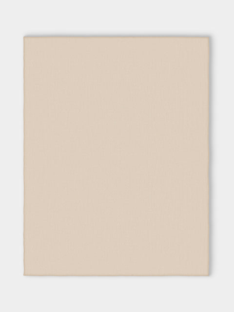 Libeco - Hudson Belgian Linen King-Size Bed Blanket (130in/3.3m) - Beige - ABASK - 