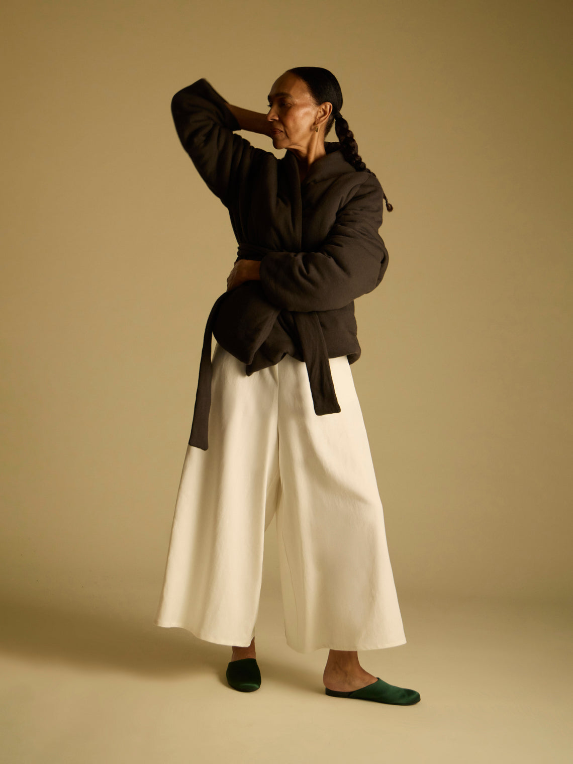 Dusan - Gaucho Linen Trousers -  - ABASK