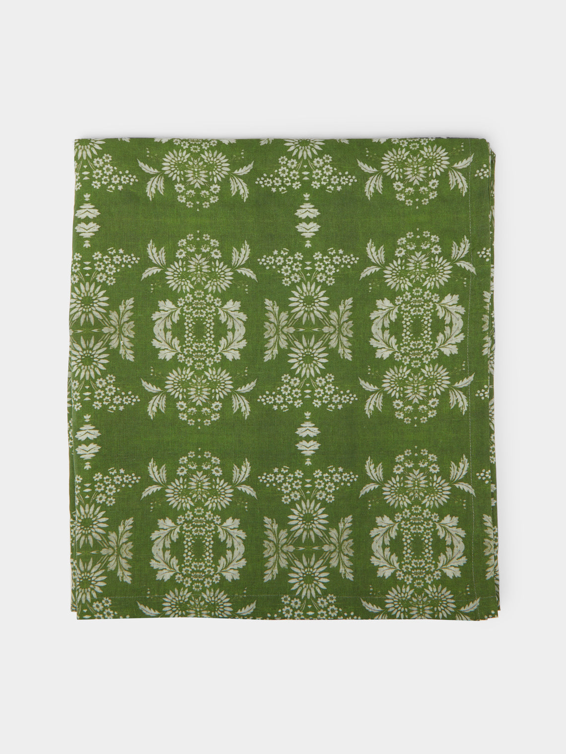 Zsuzsanna Nyul - Daisy Linen Rectangular Tablecloth -  - ABASK - 