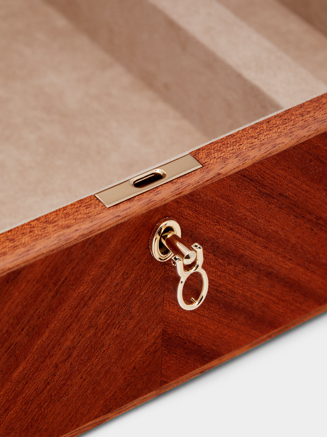 Agresti - Mahogany Gold-Plated Jewellery Box -  - ABASK