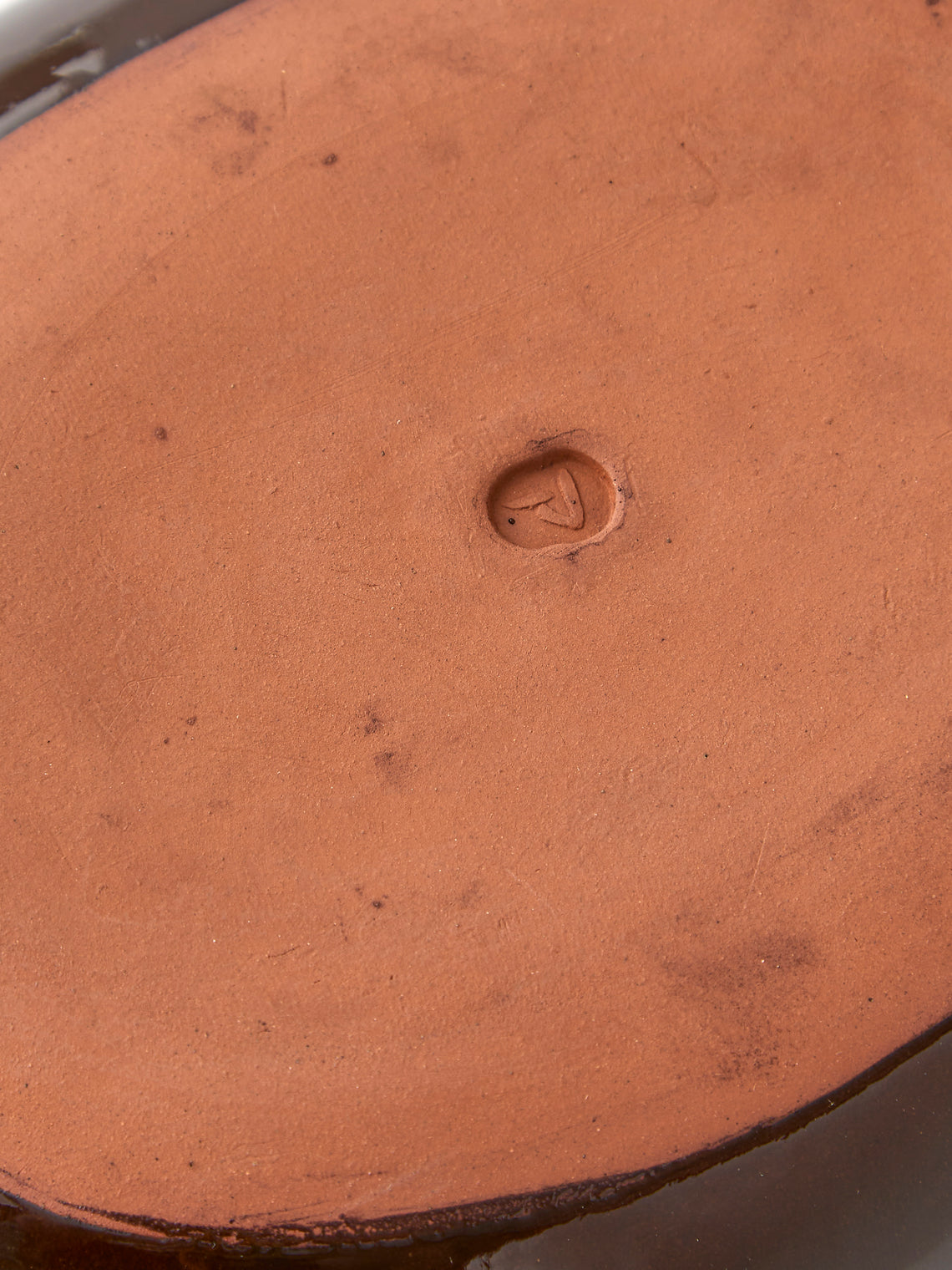 Aono Pottery - Slipware Oval Dish - Brown - ABASK