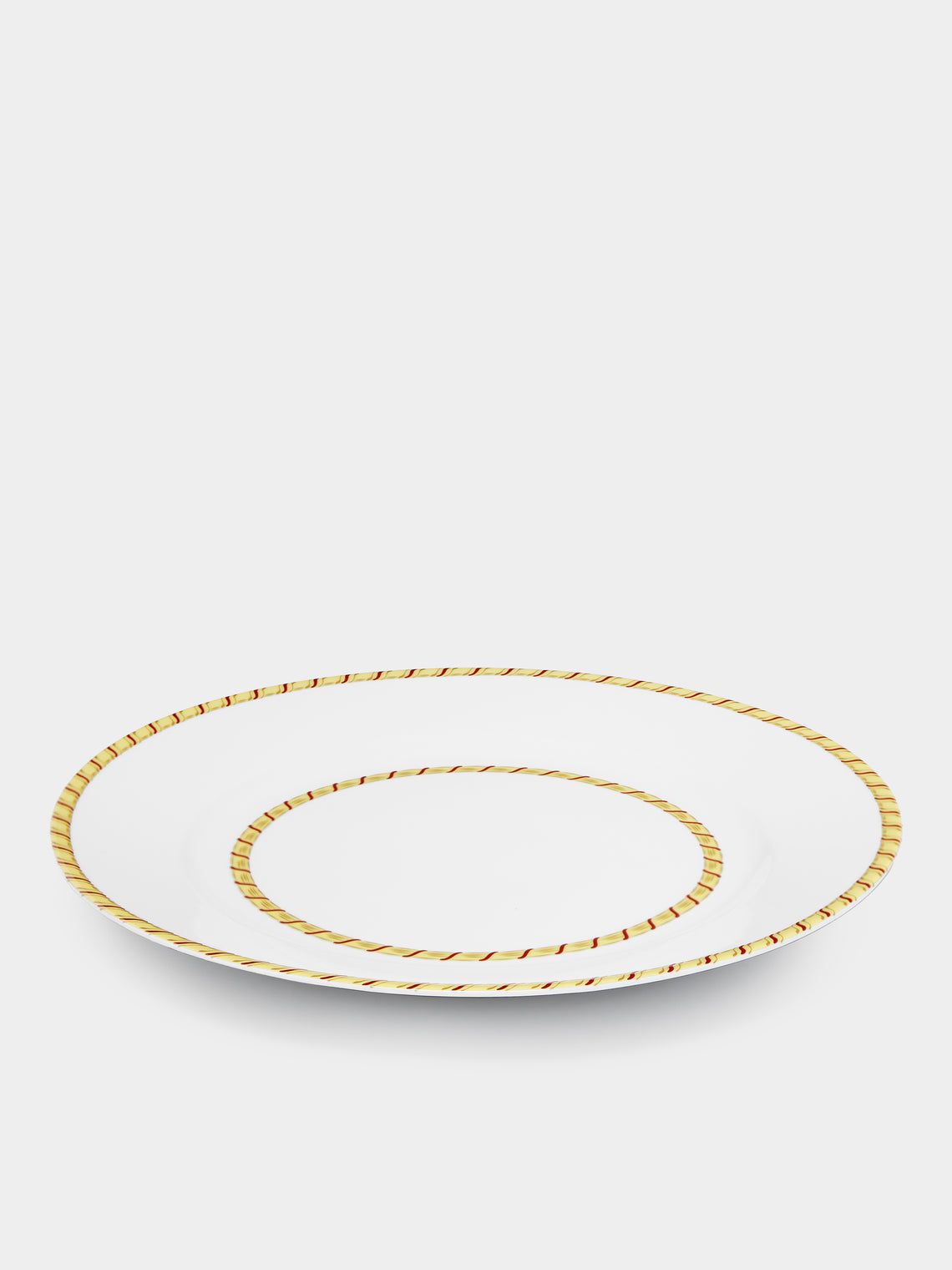 Pinto Paris - Vannerie Cottage Porcelain Charger Plate -  - ABASK