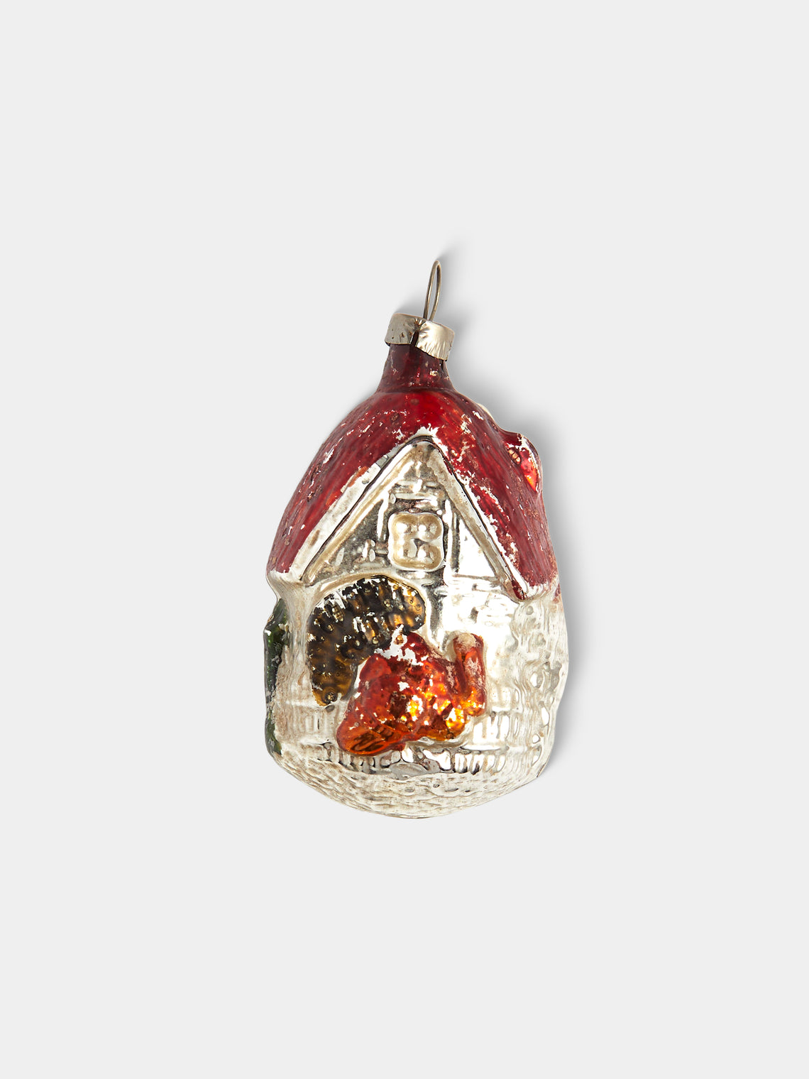 Antique and Vintage - Early-20th-Century Houses Glass Baubles (Set of 12) - Multiple - ABASK