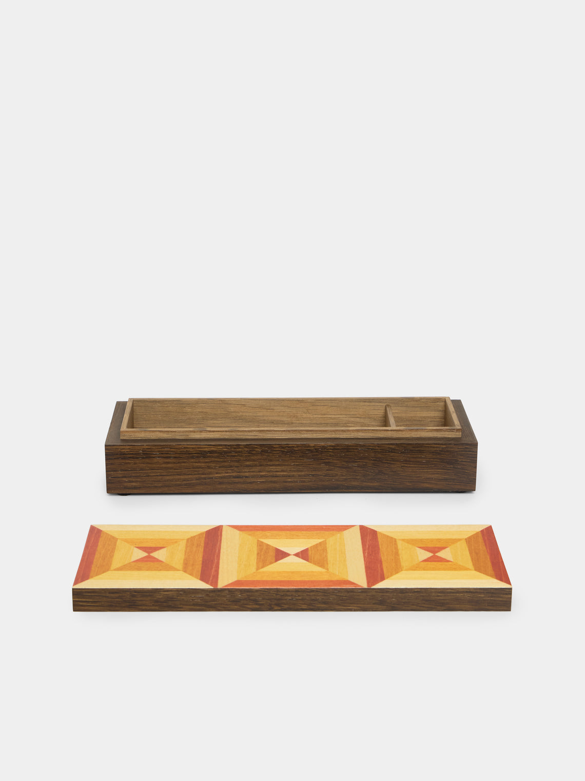 Kevin Stamper - Albers Wood Desk Box - Yellow - ABASK