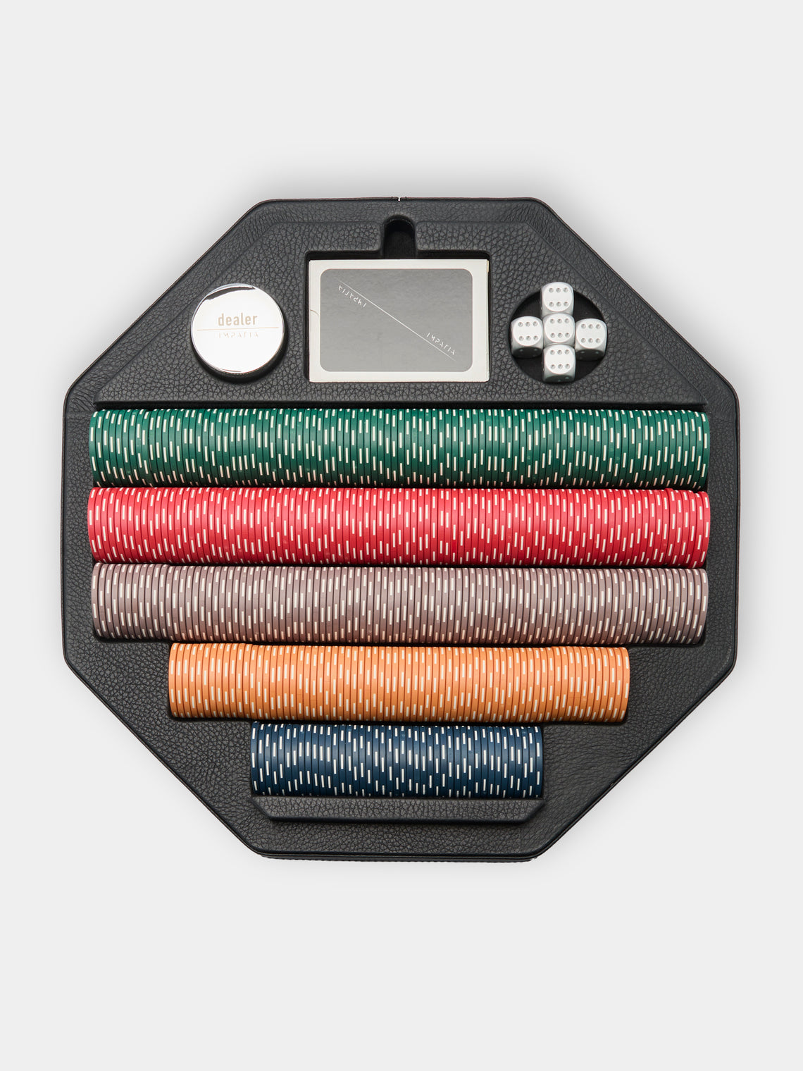 Impatia - Leather Poker Set -  - ABASK