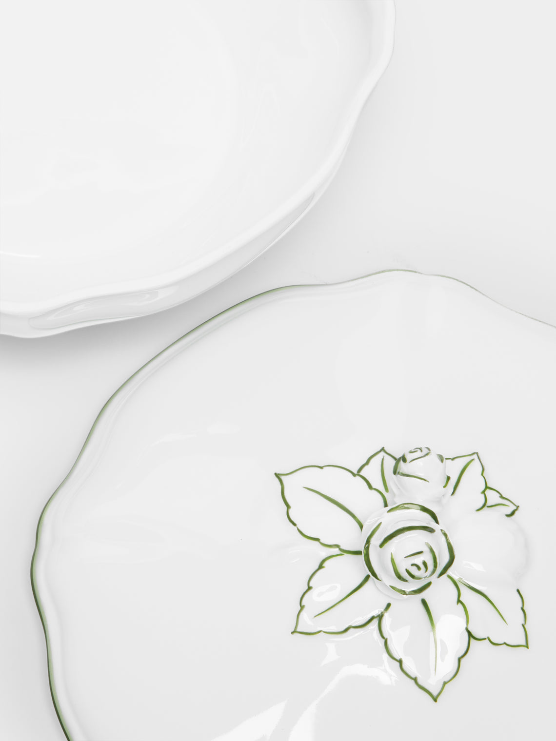 Raynaud - Touraine Hand-Painted Porcelain Vegetable Dish -  - ABASK