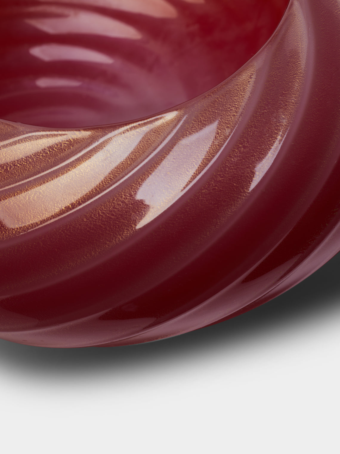 Antique and Vintage - 1950s Flavio Poli for Seguso Vetri d'Arte Murano Glass Bowl -  - ABASK