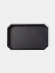 Cassigoli - Del Monte Leather Hexagonal Vide Poche (11in/28cm) - Navy - ABASK - 