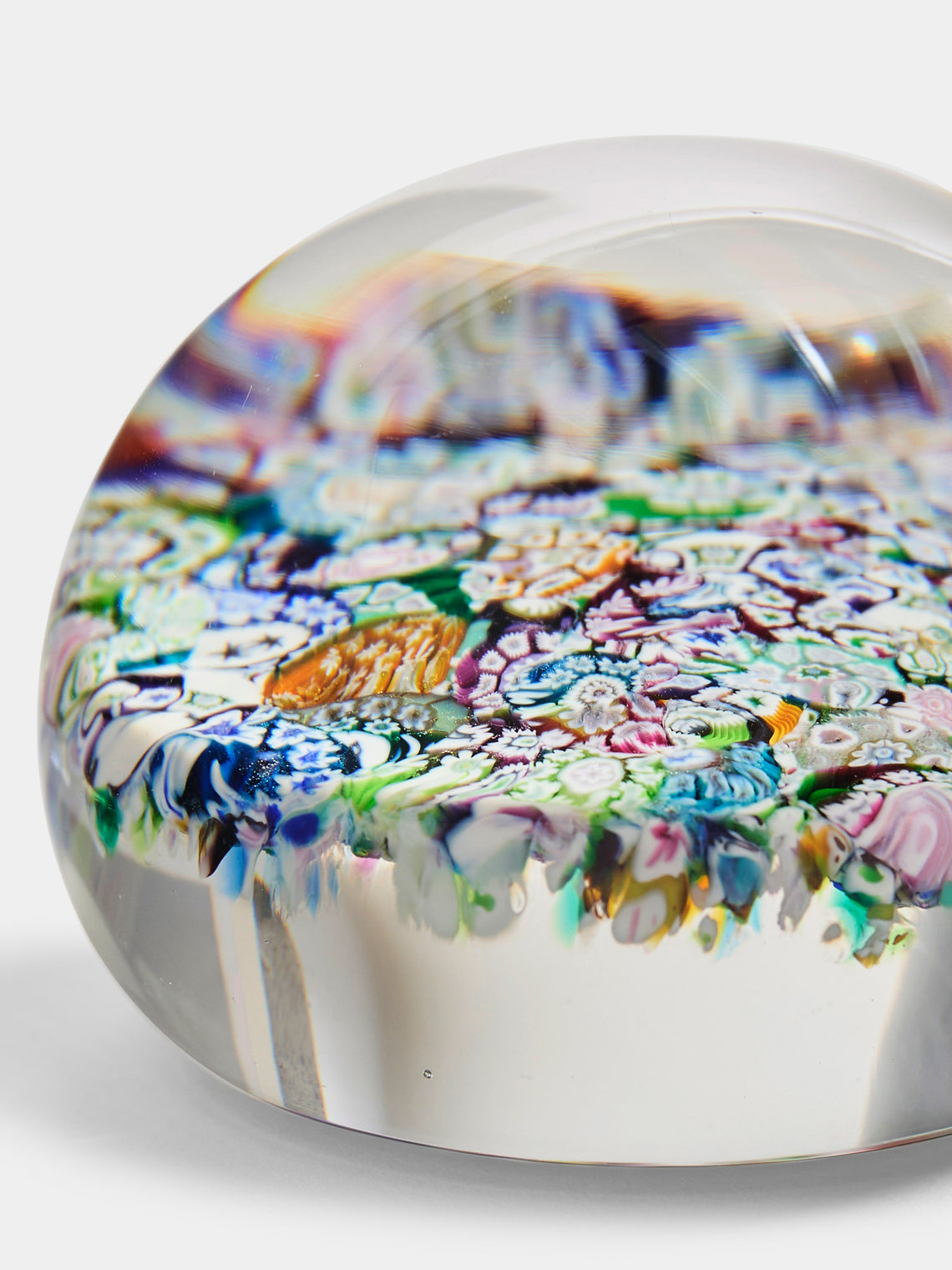 Antique and Vintage - 1930s Murano Glass Paperweight - Blue - ABASK