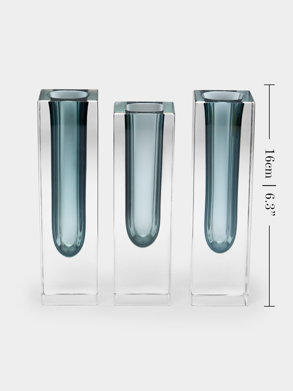 Antique and Vintage - 1970s Sommerso Murano Glass Bud Vases (Set of 2) -  - ABASK