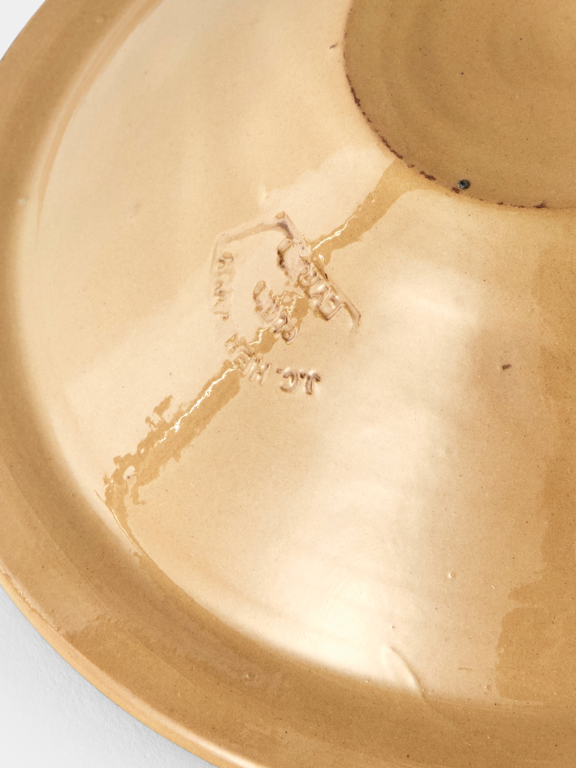 Poterie d’Évires - Birds and Flowers Hand-Painted Ceramic Small Serving Bowl - Cream - ABASK