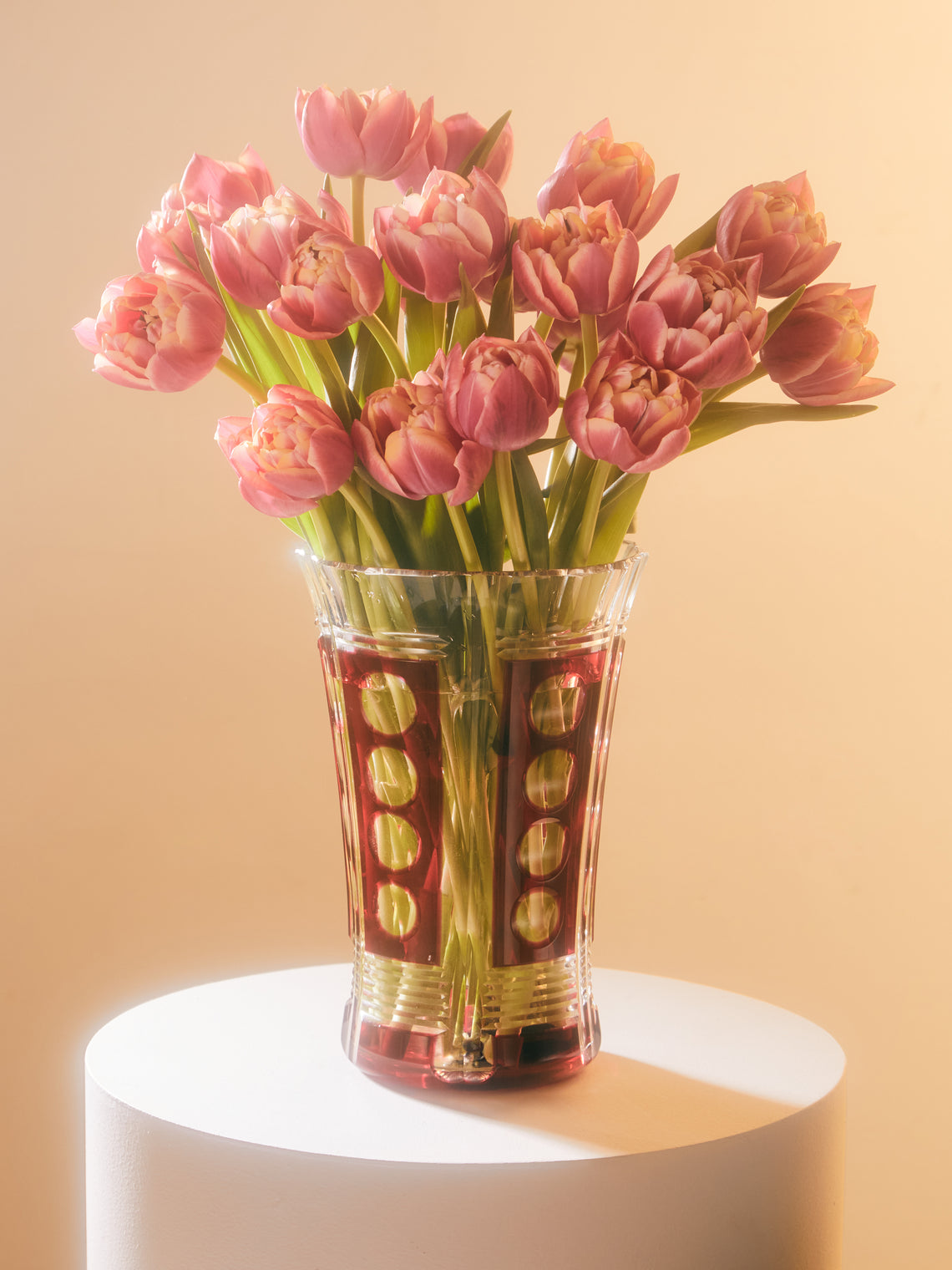 Antique and Vintage - 1950s Val Saint Lambert Crystal Vase -  - ABASK