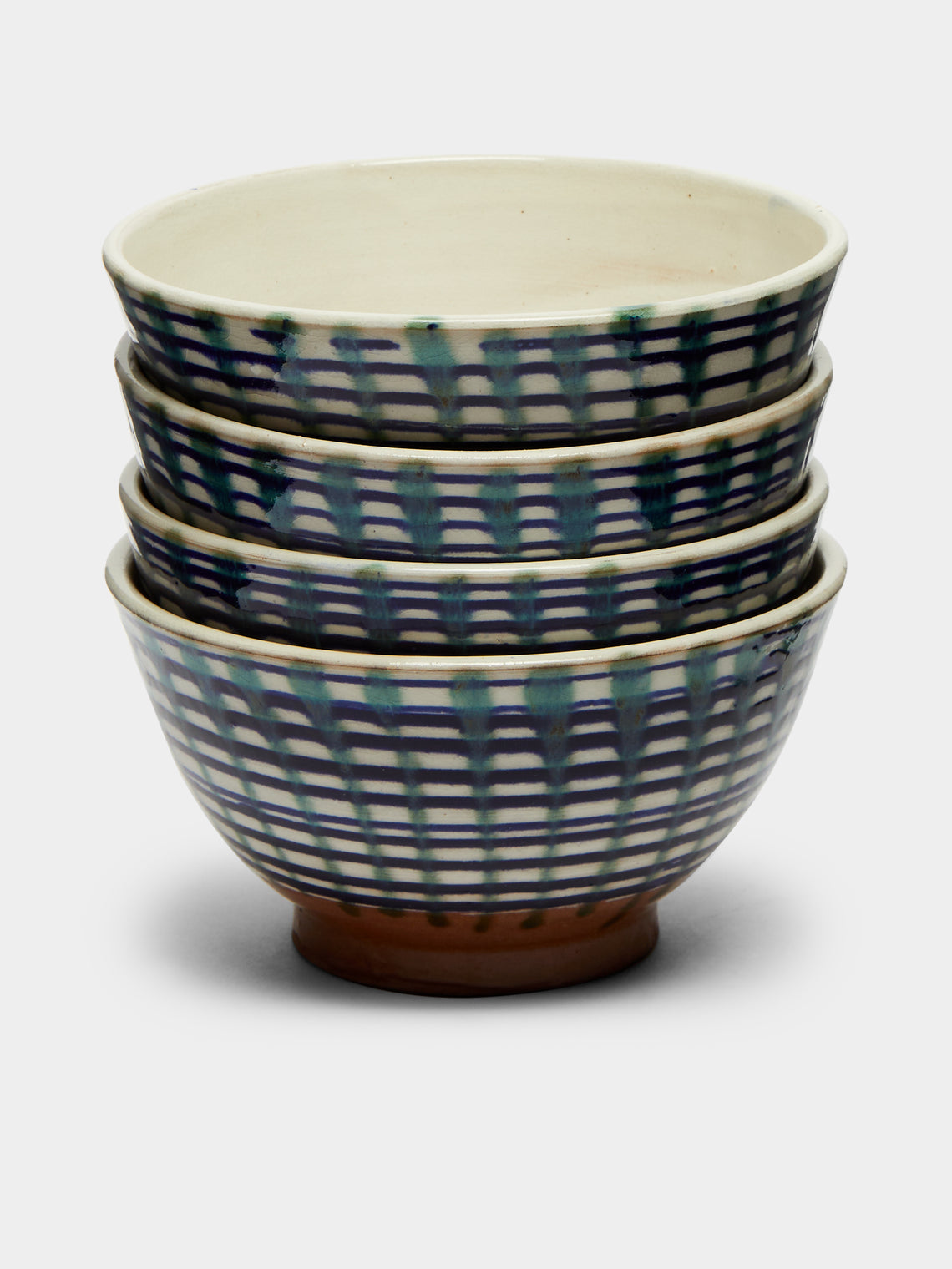 Anut Cairo - Trellis Hand-Painted Ceramic Bowls (Set of 4) -  - ABASK