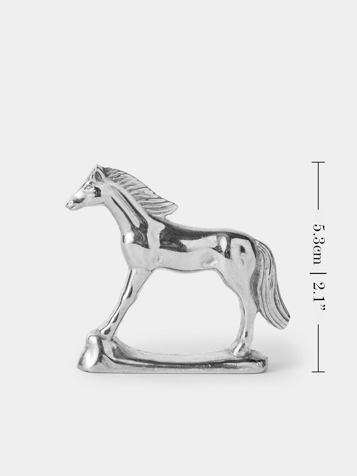 Antique and Vintage - Mid Century Silver Plated Horse Knife Rest (Set of 12) - Silver - ABASK