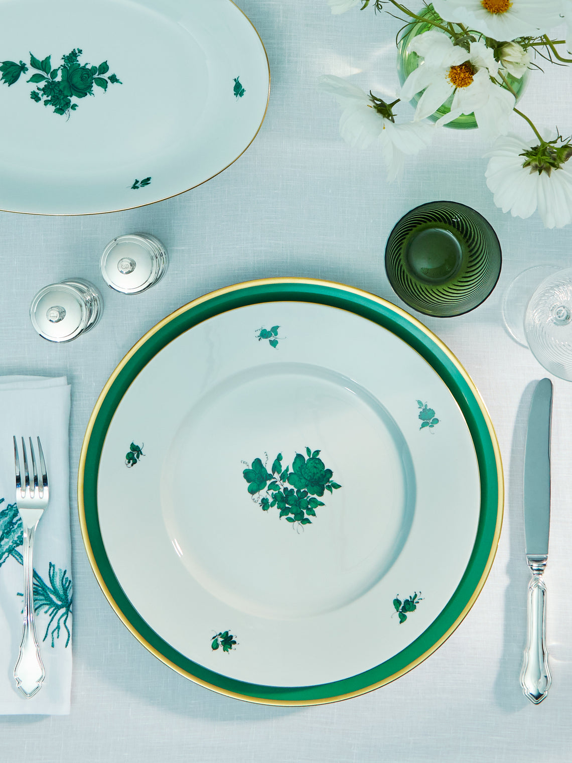 Augarten - Maria Theresia Hand-Painted Porcelain Dinner Plate -  - ABASK