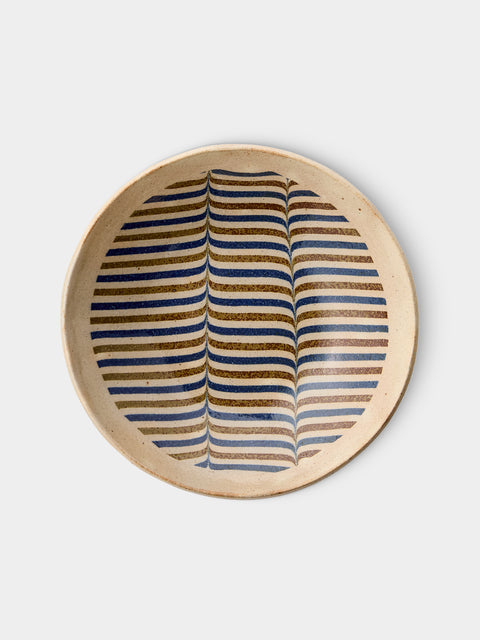 Makidani-gama - No. 1 Nerikomi Ceramic Plates – 10in/25cm (Set of 5) - Multiple - ABASK - 