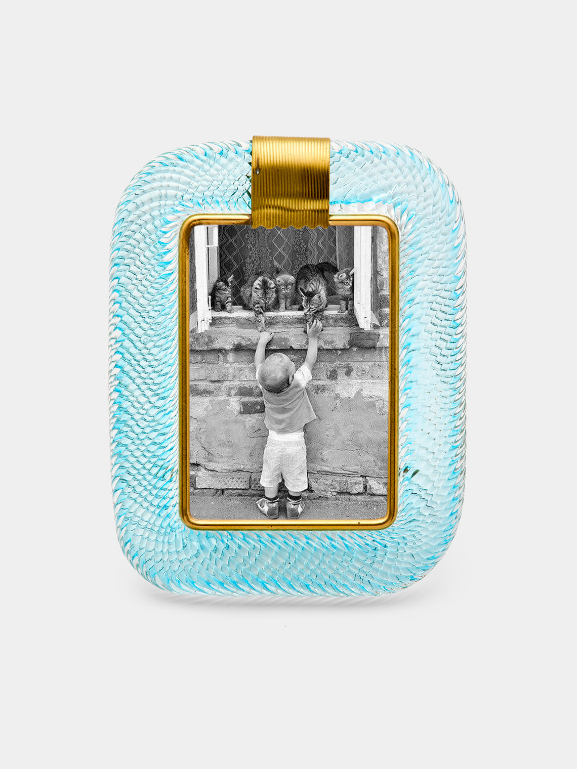 Antique and Vintage - Mid-Century Murano Glass Photo Frame -  - ABASK