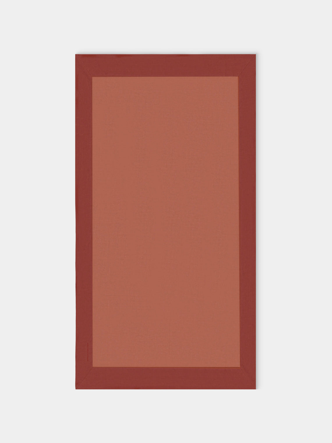 Borgo delle Tovaglie - Bauhaus Linen Extra Large Rectangular Tablecloth - Orange - ABASK