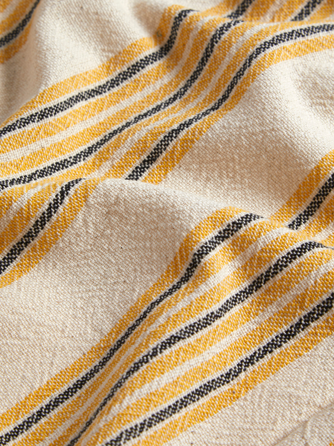 Mizar & Alcor - Sol Handwoven Linen and Cotton Towels (Set of 2) - Yellow - ABASK