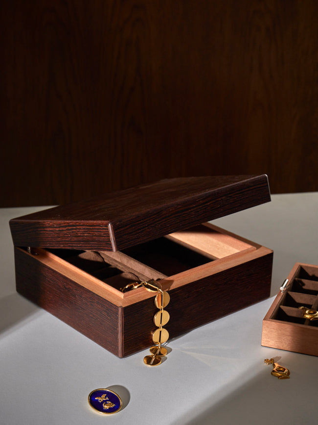 Elie Bleu - Wenge Small Jewelry Box - Brown - ABASK