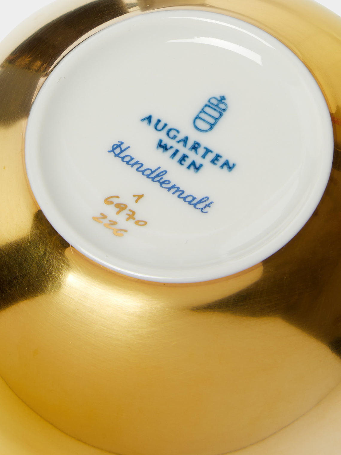 Augarten - Hand-Painted Porcelain Champagne Coupe -  - ABASK
