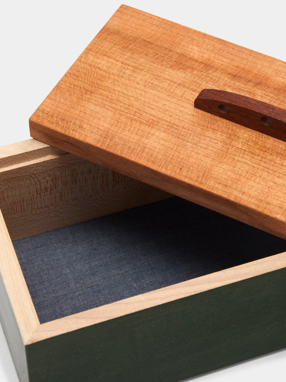 Matthew Kenney - Wood Small Desk Tidy - Green - ABASK