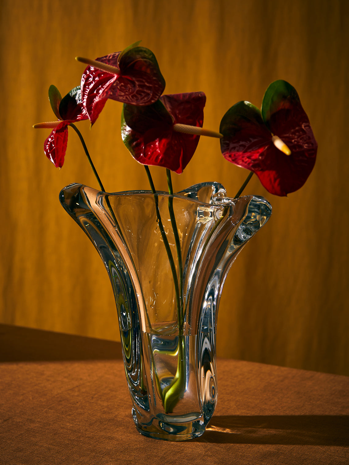 Antique and Vintage - 1950s Schneider Crystal Vase -  - ABASK