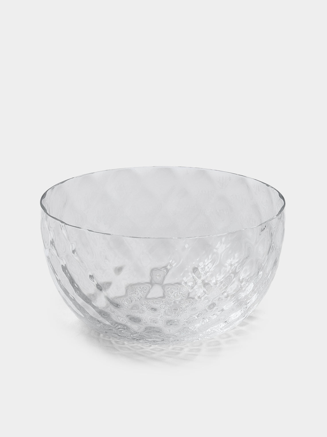 NasonMoretti - | Set of 6 | Idra Hand-Blown Murano Glass Dessert Bowls - Clear - ABASK