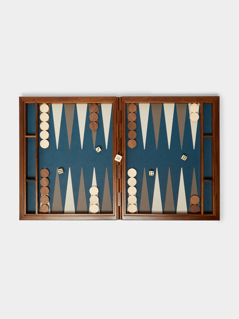 Giobagnara - Leather Backgammon Set -  - ABASK - 