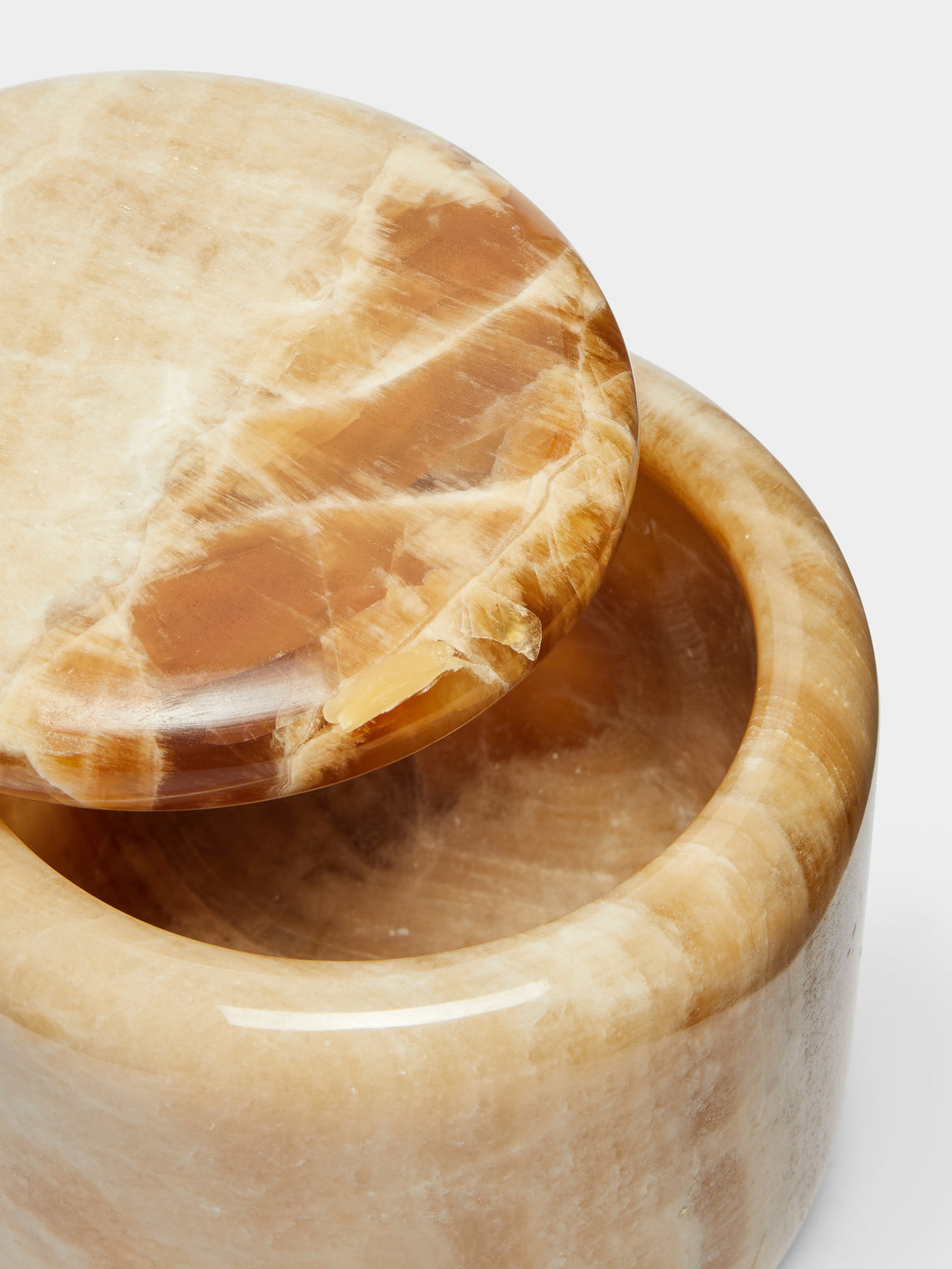 Stoned - Onyx Lidded Pot -  - ABASK