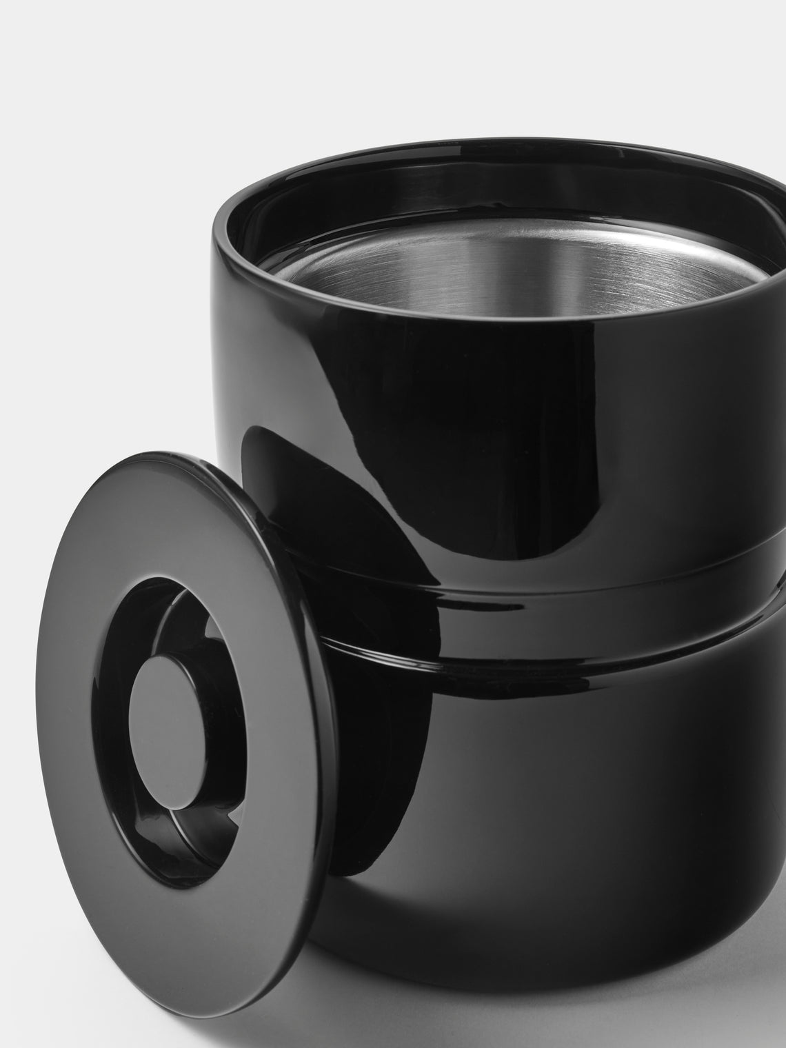 The Lacquer Company - Rita Lacquered Ice Bucket - Black - ABASK