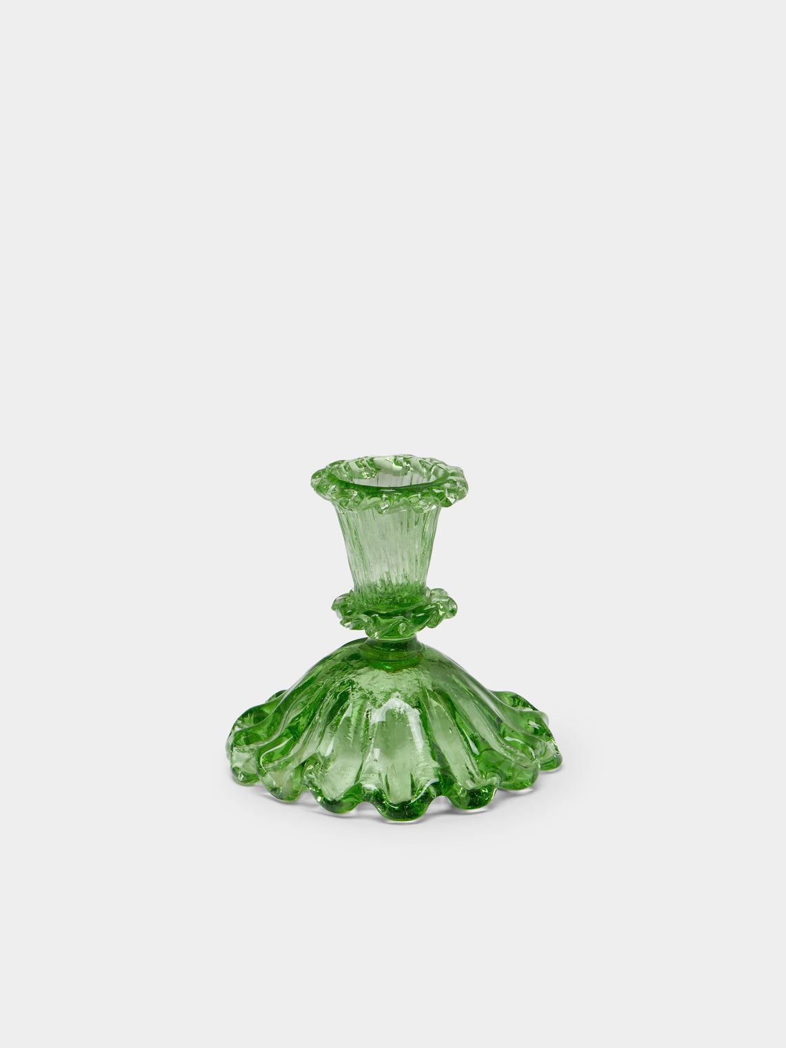 Antique and Vintage - 1930s Ercole Barovier Glass Candle Holders (Set of 2) -  - ABASK - 