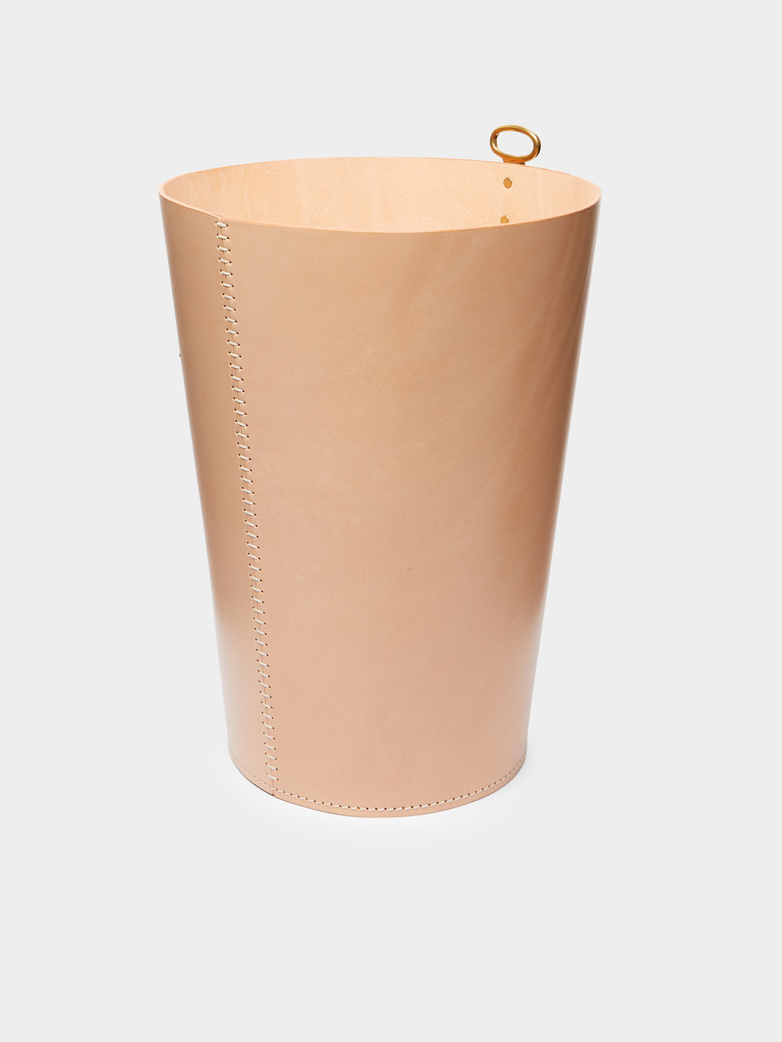 Otis Ingrams - Eyelet Leather Wastepaper Bin -  - ABASK - 