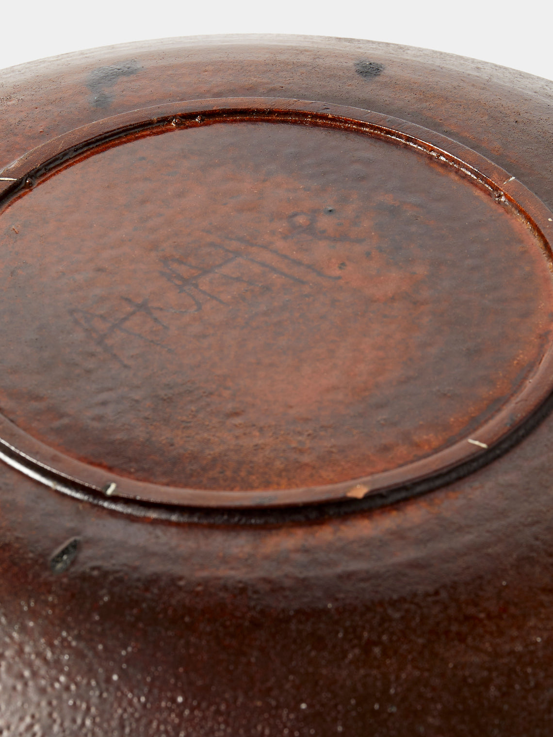 Antique and Vintage - Mid-Century Ceramic Abstract-Pattern Large Serving Bowl - Multiple - ABASK