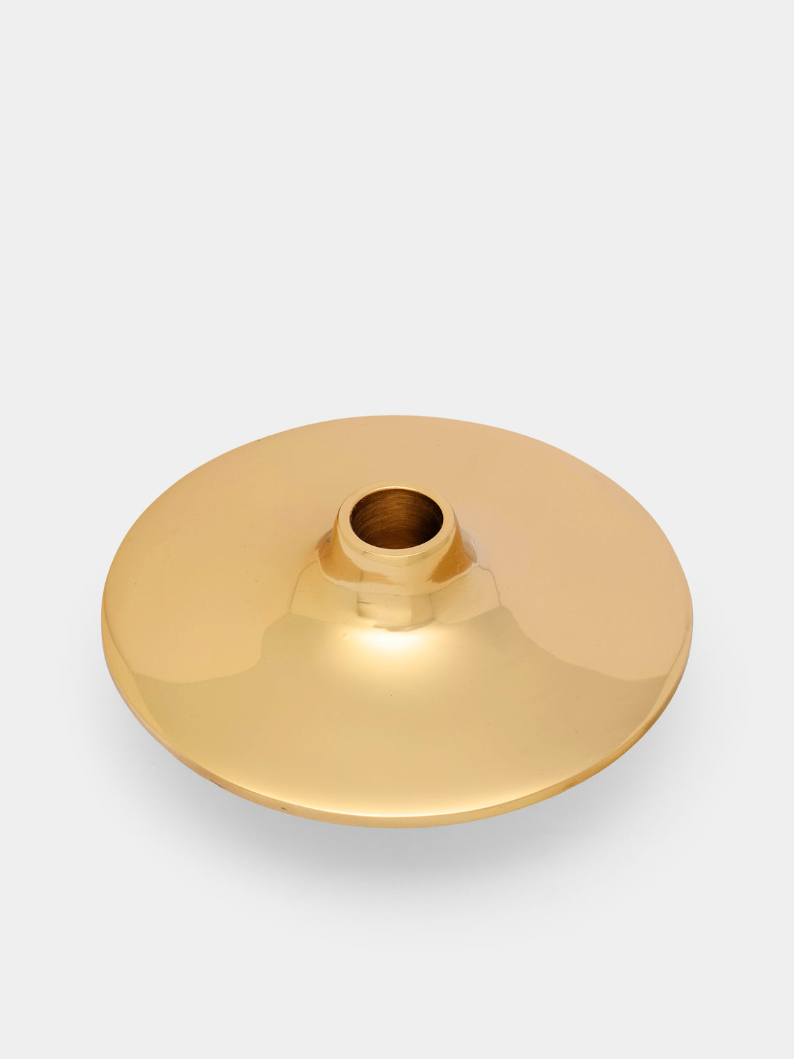Viya - Spin Brass Candlesticks (Set of 3) -  - ABASK