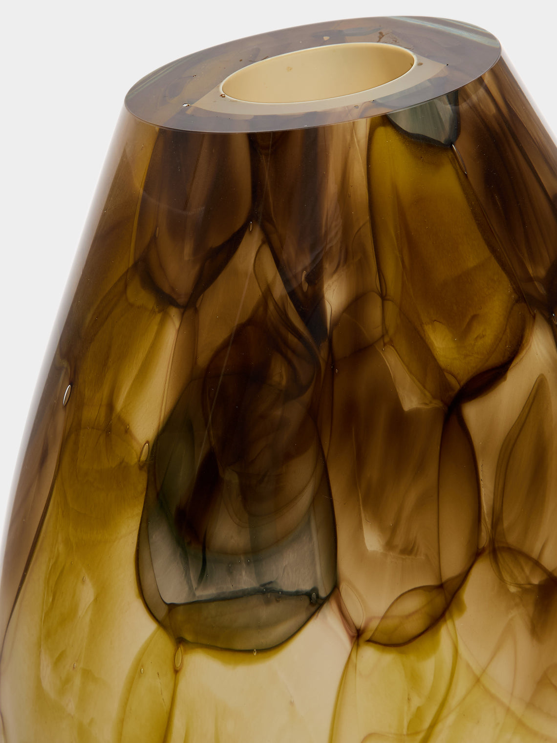 David Valner - Aquarelle Hand-Blown Glass Tall Vase -  - ABASK