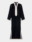 Muzungu Sisters - Alia Hand-Embroidered Velvet Dress - Black - ABASK - 