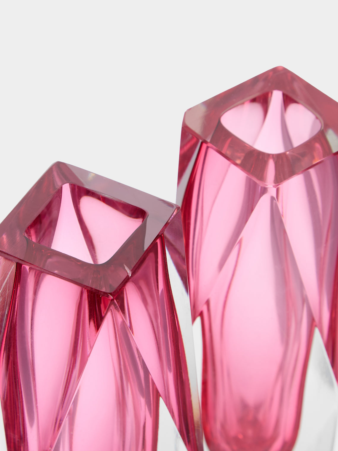 Antique and Vintage - 1970s Sommerso Murano Glass Bud Vases (Set of 2) -  - ABASK