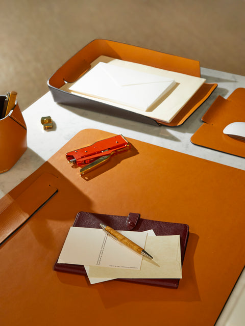 Oscar Maschera - Simone Leather Desk Set -  - ABASK