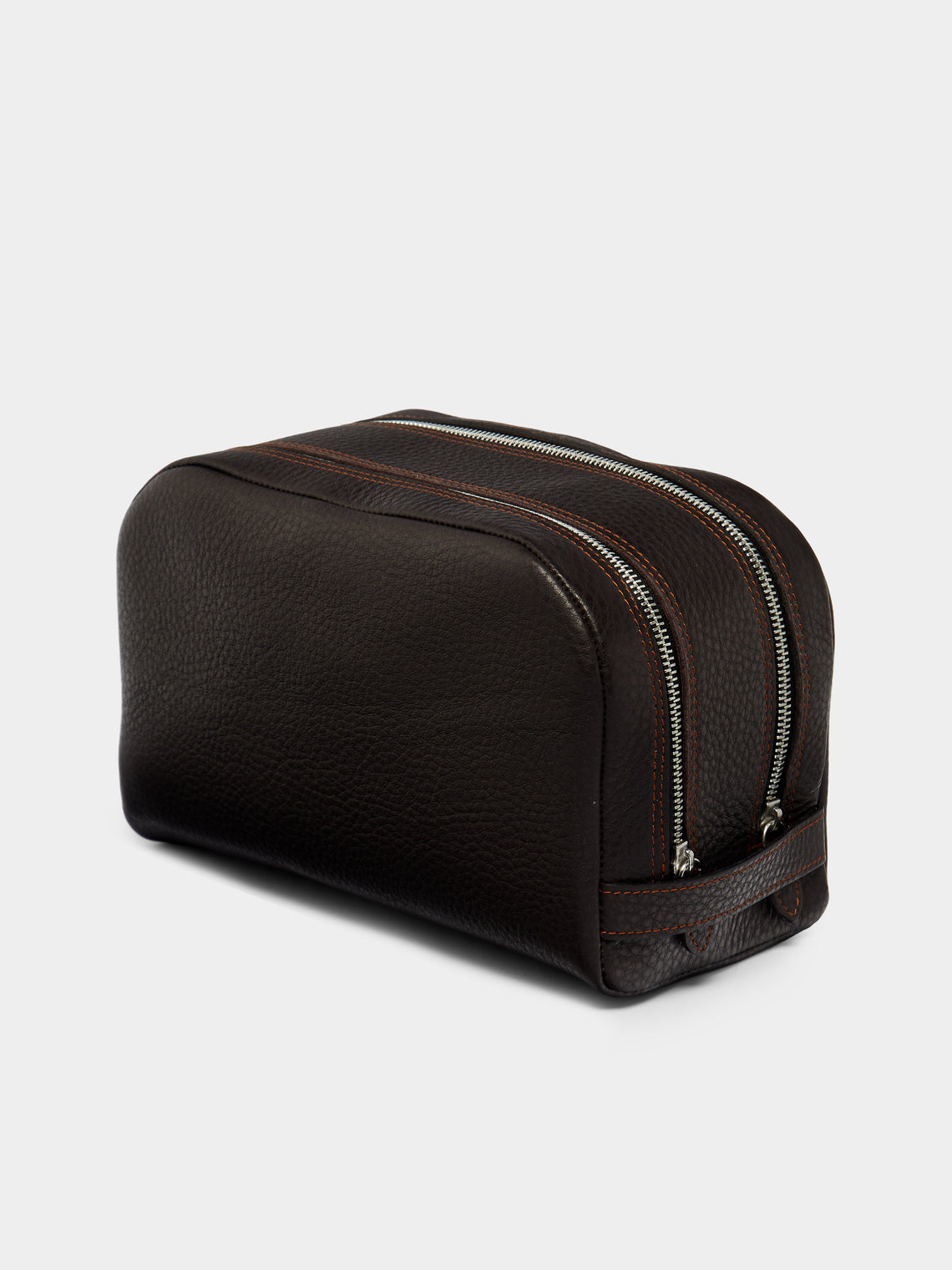 F. Hammann - Leather Triple-Zip Wash Bag -  - ABASK
