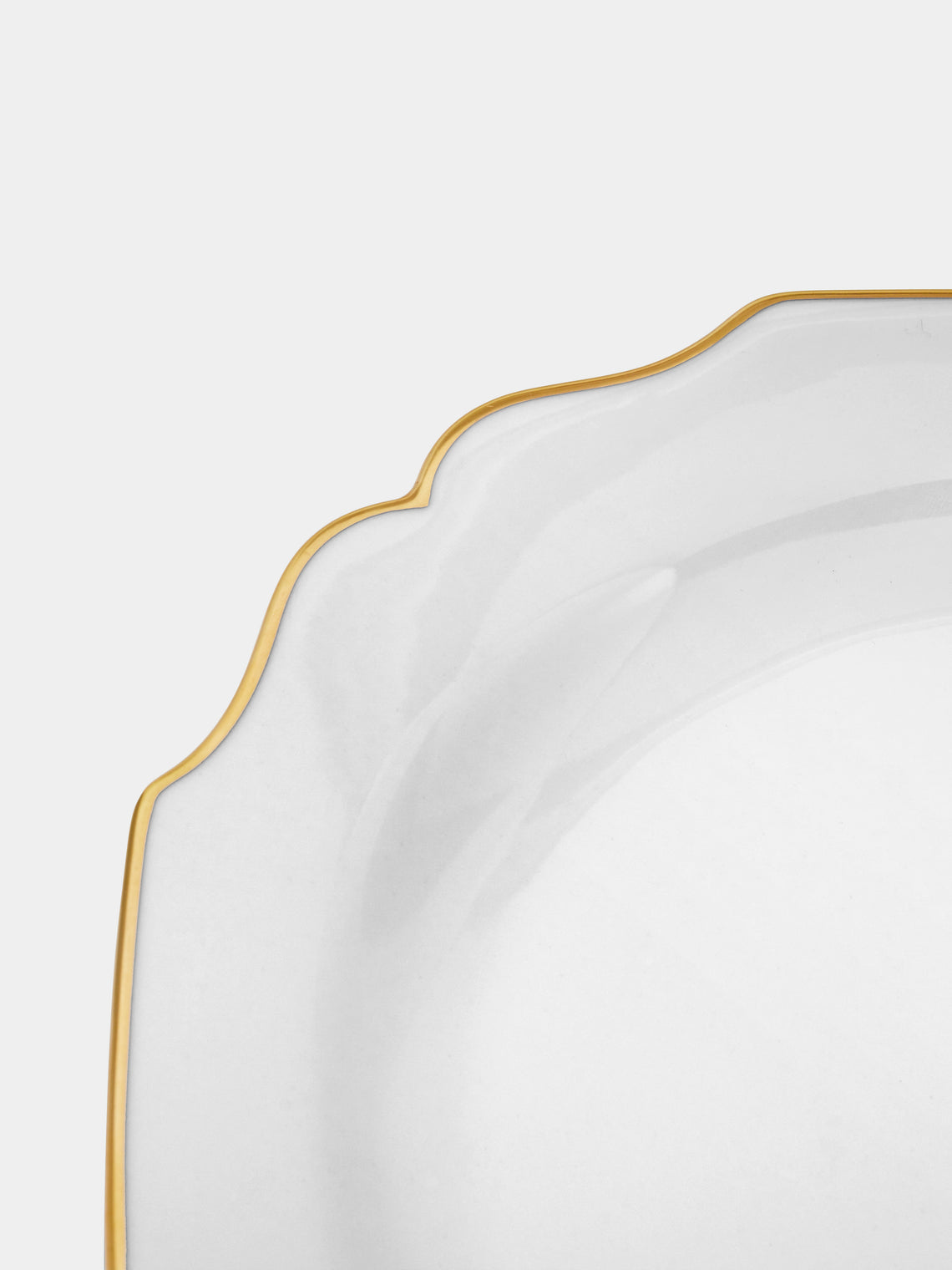 Augarten - Hand-Glazed Ceramic Salad/Dessert Plates (Set of 6) - White - ABASK