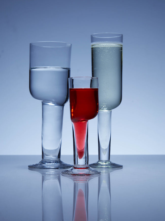 Carlo Moretti - Asymmetric Hand-Blown Murano Liqueur Glass - ABASK