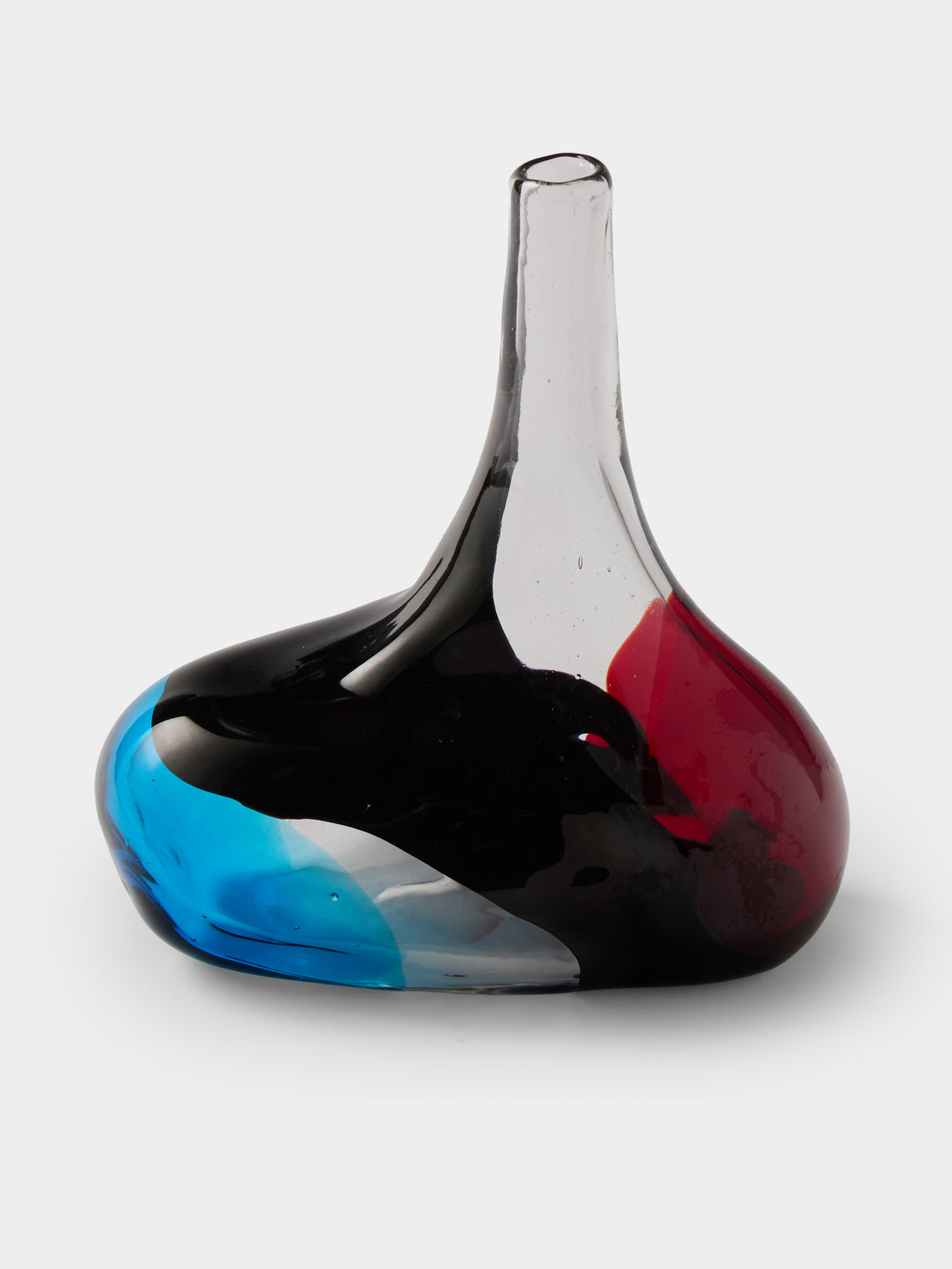 Antique and Vintage - 1960s Salviati Murano Glass Bud Vase - Purple - ABASK - 