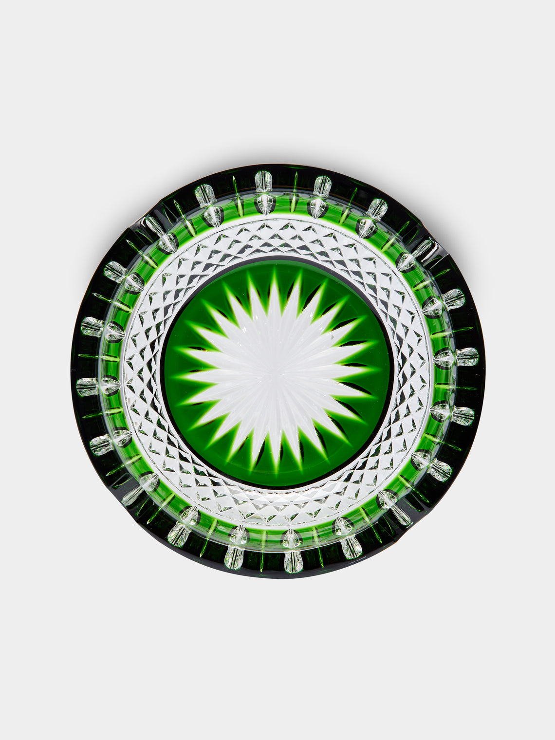 Cristallerie De Montbronn - Wien Cut Crystal Ashtray -  - ABASK