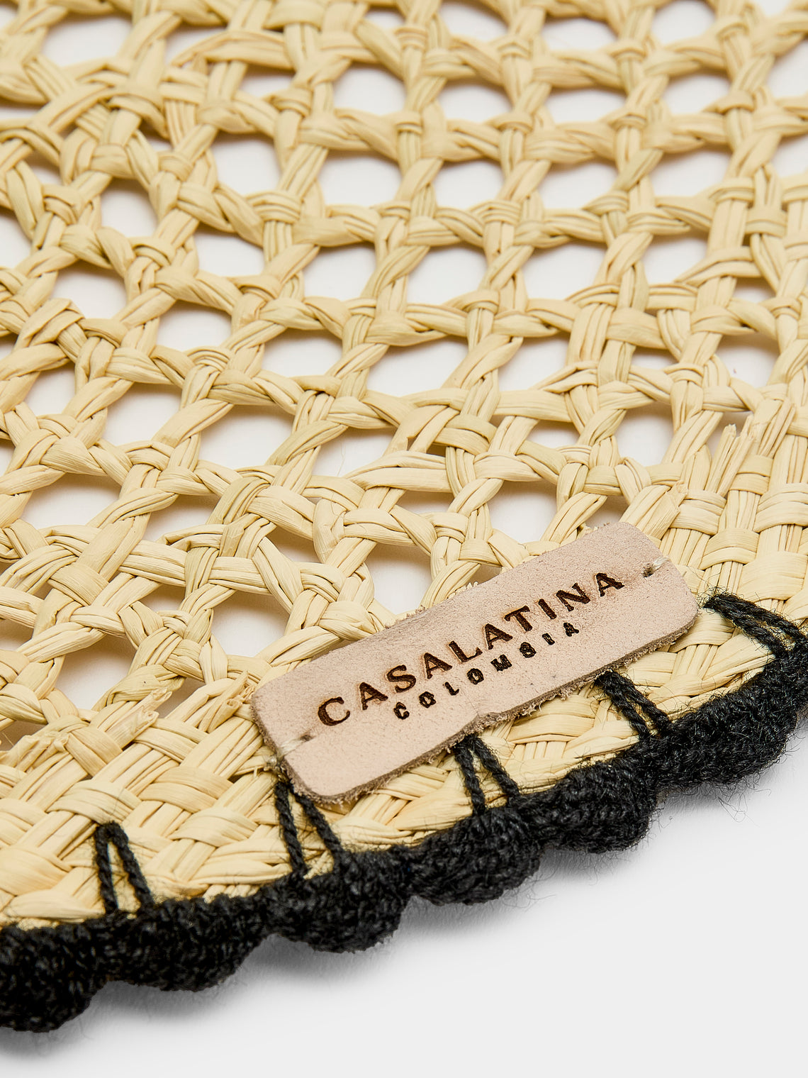 CasaLatina - Crochet Handwoven Werregue Palm Placements (Set of 4) - Tan - ABASK