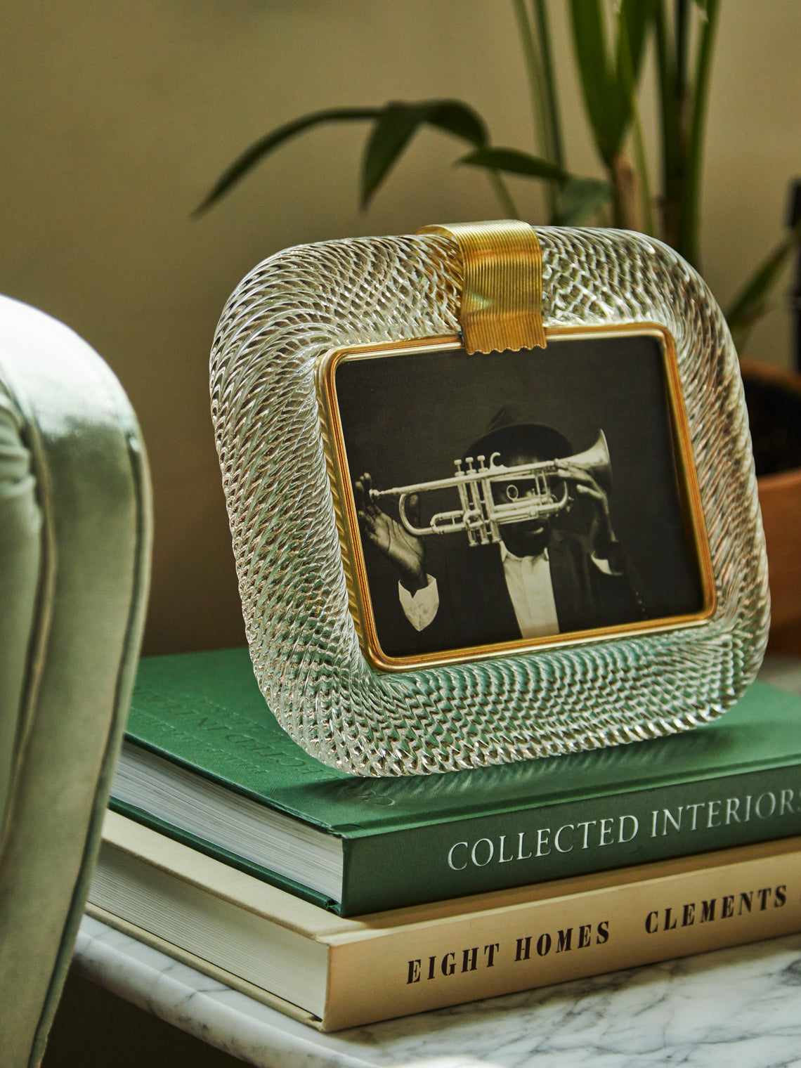 Antique and Vintage - Mid-Century Murano Glass Photo Frame -  - ABASK