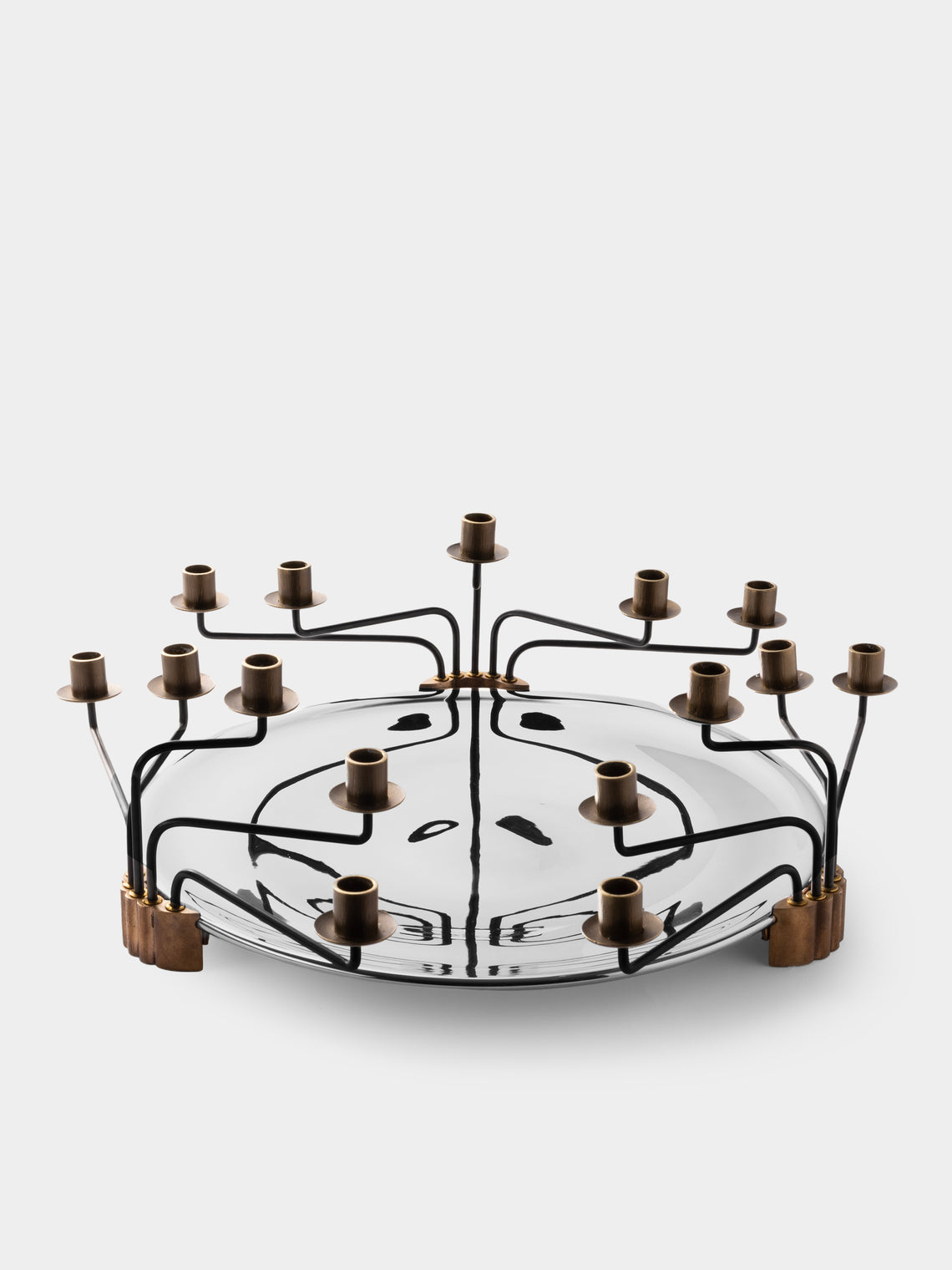 San Lorenzo - 1992 Afra and Tobia Scarpa No. 69 Pure Silver Candelabra - Silver - ABASK - 